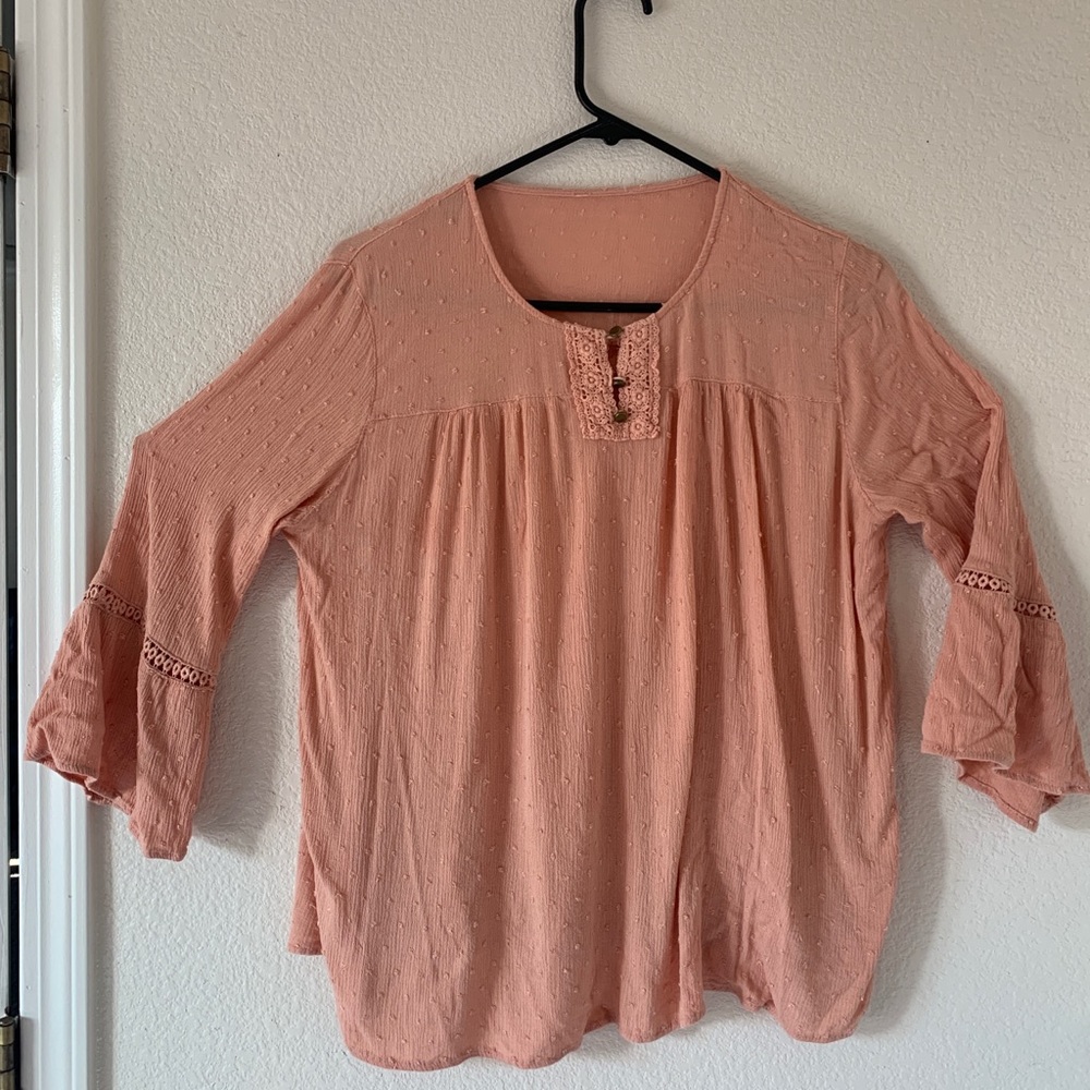 Blush DownEast Blouse